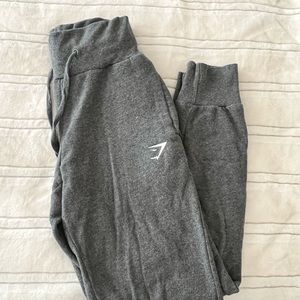 Gymshark High Waisted Joggers - Charcoal Marl